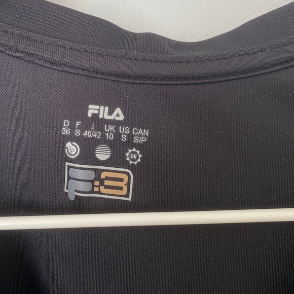 Fila black active tee t-shirt - Picture 3 of 3